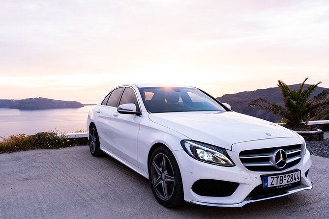 24h Luxury Santorini Transfer or Arrival or Departure one way - Meeting Your Driver: The Name Sign and the Fast Hand-Off