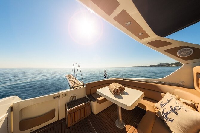 5 Hours Santorini Private Luxury Cruise with BBQ and Drinks - Swim and snorkel time: the payoff is the Aegean sea