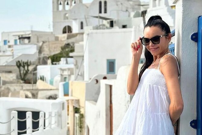 6hr PRIVATE Santorini Tour, All Must-see Places plus photos. - Perissa and Perivolos Black Sand: The Heat Reality Check