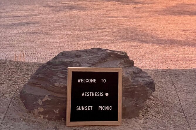 Aesthesis Sunset Picnic – Caldera View Edition - Music, Candles, Blankets, and the Bubble Machine Moment