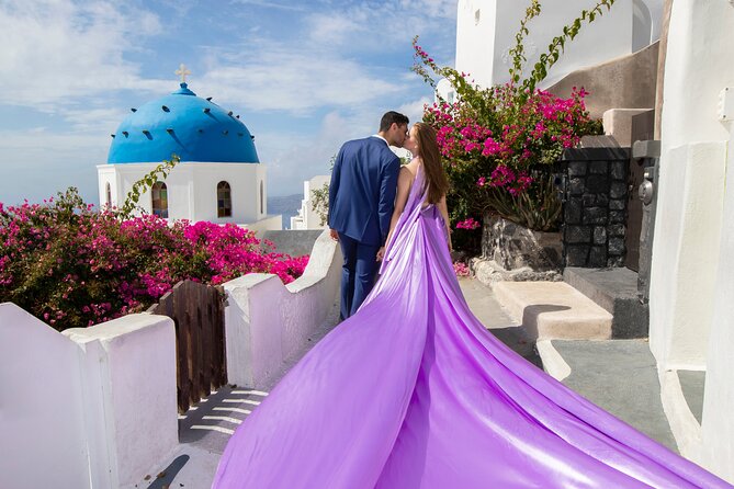 Amazing Flying Dress Photoshoot in Santorini - Flying Dress Photoshoot in Imerovigli: what the experience actually feels like