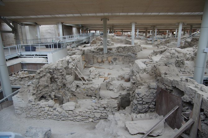 Archaeological Bus Tour To Akrotiri Excavations & Red Beach - Akrotiri Excavations: The Big Reason People Book