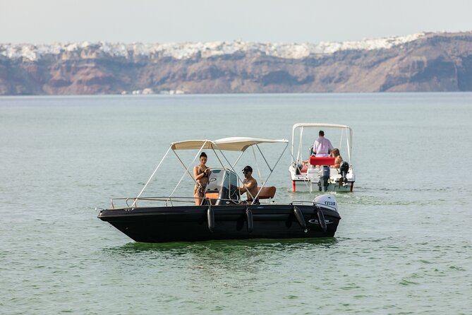 Boat Rental in Santorini License Free - The Day at Sea: A Smart, Santorini-to-Thirasia Flow