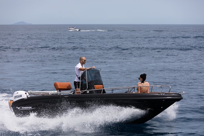 Boat Rental in Santorini License Free - Staff Help, Transfers, and Little Extras (Yes, Champagne Can Happen)