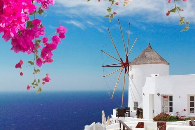 Bypass Sky Tram: Santorini Tour for Cruise Passengers - Perivolos black-sand beach: the one stop that feels like a real break