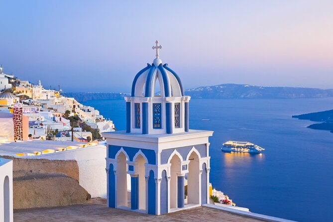 Bypass Sky Tram: Santorini Tour for Cruise Passengers - Firostefani Central Square: caldera views in one half-hour burst
