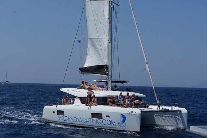 Caldera Cruise with Swim Stops, BBQ on board and drinks! - A 5-hour Caldera cruise that fits Santorini’s rhythm