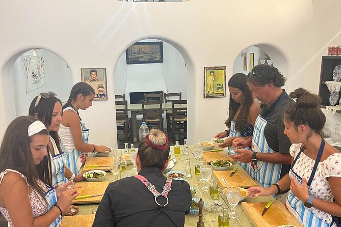 Cooking Class with Private Chef - prepare & enjoy local menu - To Spitiko Mas and the 11:00 start in Megalochori
