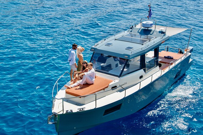 Diamond 36 Private Motor Yacht Caldera Cruise - Why a Private Yacht Makes the Caldera Feel Less Crowded
