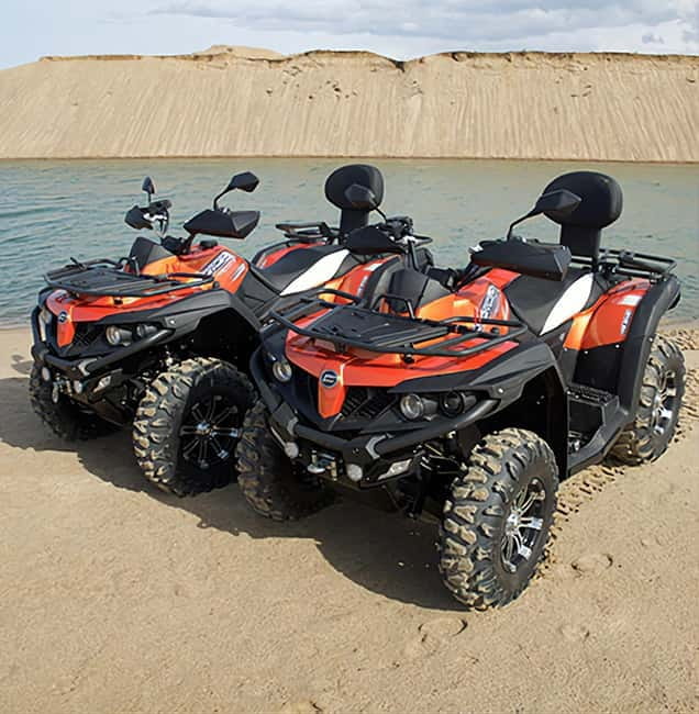 Discover Santorini on Quadbike Available with pick up! - Building your route with the included Santorini highlights map