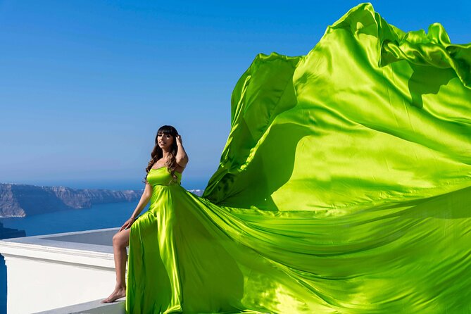 Embark on a Flying Dress Photoshoot in Santorini - What Makes the Flying Dress Work in Santorini (Without Feeling Forced)