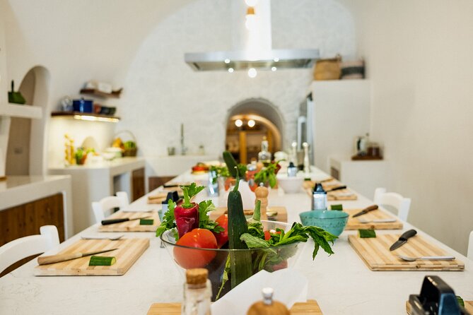 Exclusive Cooking Experience in our Cave Home by Petra Kouzina - Arrive at Megalochori and Start With Mezedes + Local Wine