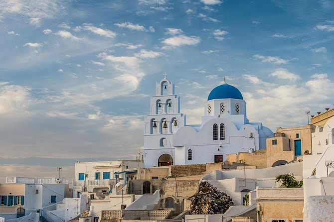 Exclusive Santorini Highlights - Vlichada white cliffs and Perivolos black sand: two coastlines, one driving loop
