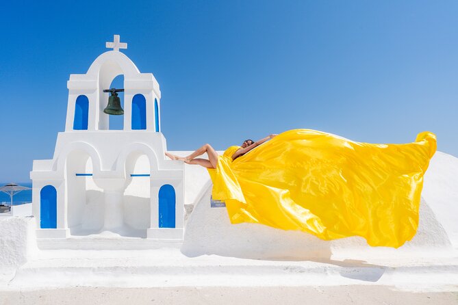 Flying Dress Experience -Private Santorini Photoshoot - Flying Dress Magic in Oia: What the 1-Hour Shoot Really Feels Like