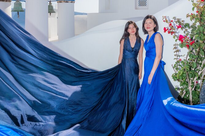 Flying Dress Experience -Private Santorini Photoshoot - Where You Start: EpilektonPlatsani Church in Oia