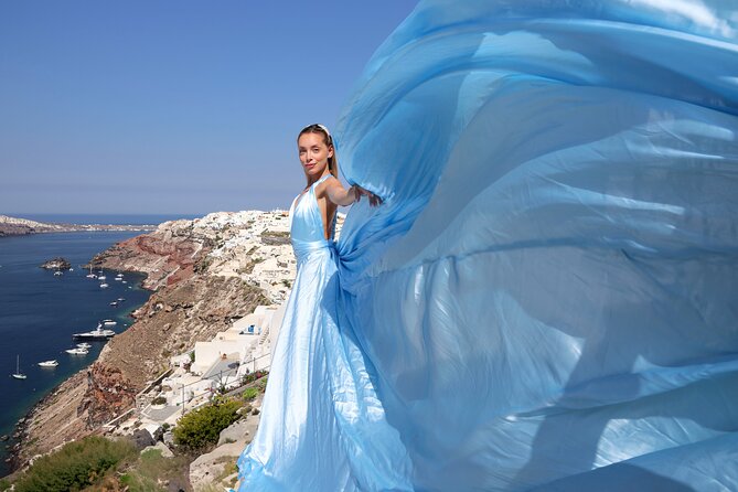 Flying Dress Experience,Santorini - Transportation, timing, and meeting points without the headache