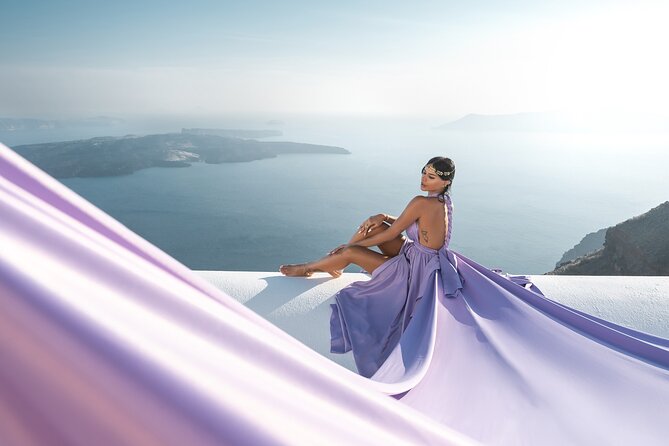 Flying Dress Photoshoot in Santorini by Flying Dress Photo © - Should you book the Flying Dress photoshoot in Santorini?