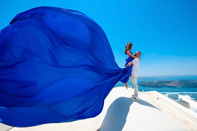 Flying Dress Photoshoot in Santorini - iconic views (WE DO MAGIC) - Key highlights worth planning for