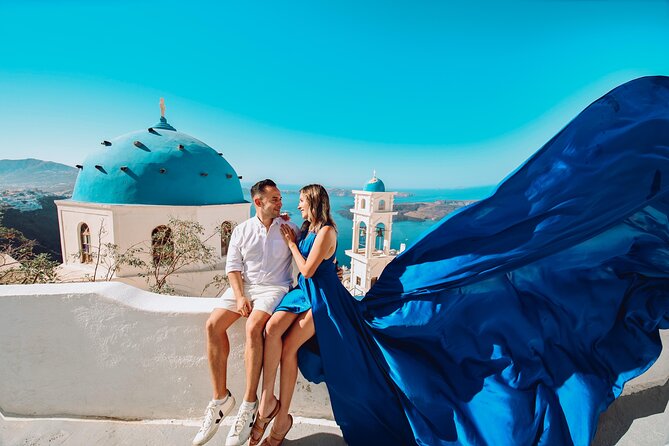 Flying Dress Photoshoot in Santorini - iconic views (WE DO MAGIC) - Price and value: why $180.23 can make sense here