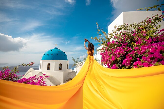 Flying Dress Photoshooting Santorini - Key things you should know before you go