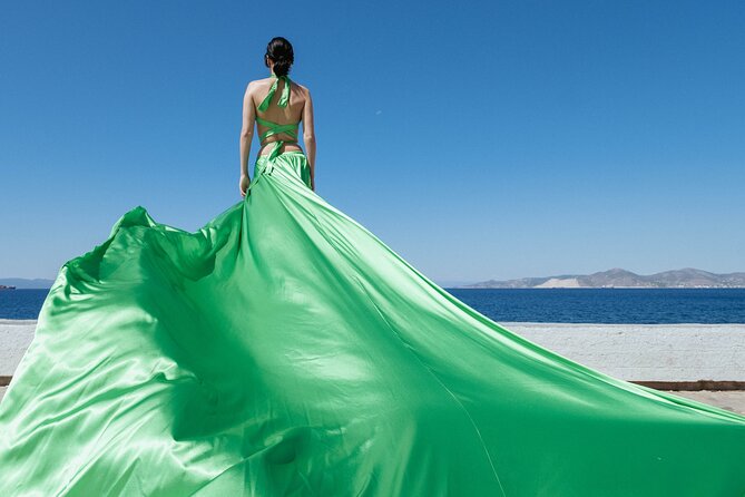 Flying Dress Private Photoshoot Santorini - Dress Comfort and Being Camera-Ready Without Overthinking