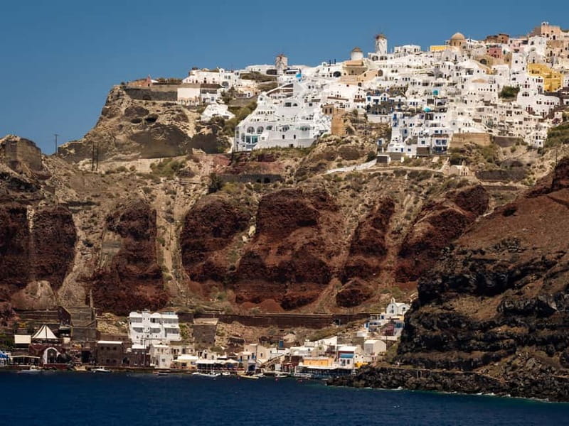 From Heraklion Santorini Guided Day Tour - Athinios return and the last ferry clock: the day ends fast