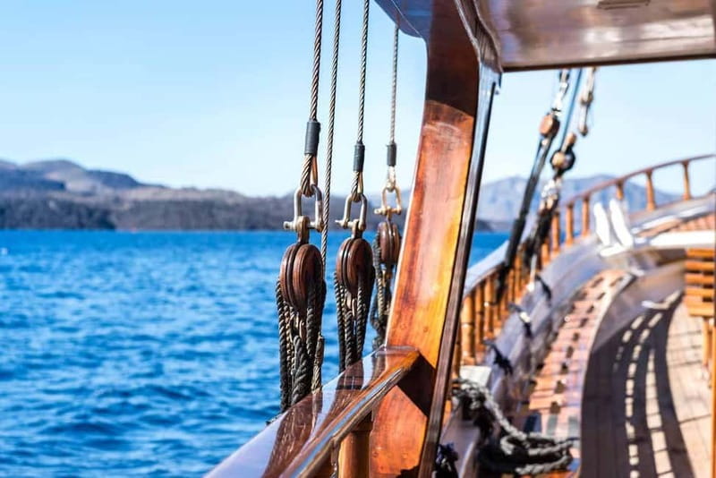 From Thera: Thirasia Cruise w/ Volcano Hike and Hot Springs - Palea Kameni Hot Springs: The Relaxing Payoff