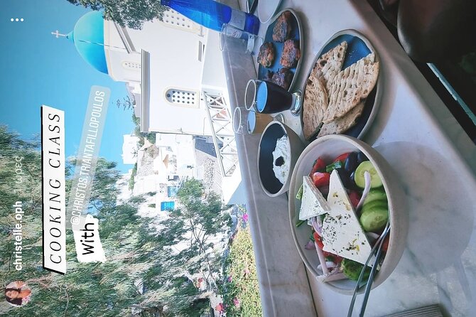 Greek Cuisine Cooking Class in Santorini with Recipes and Wine - Group Size, Participation, and the Level of Hands-On