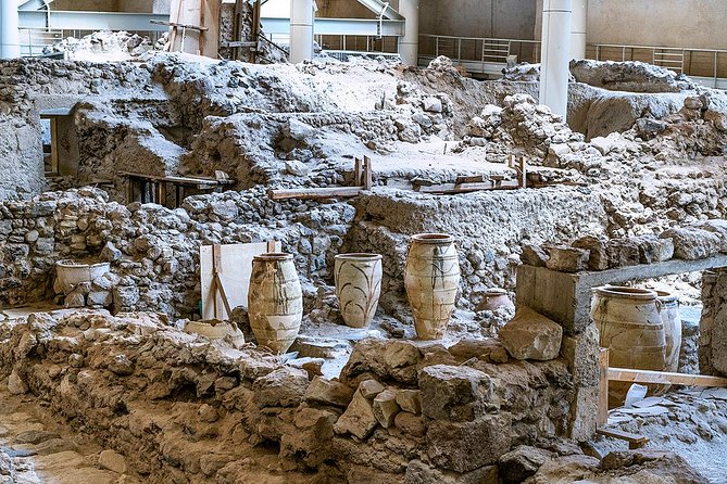 Highlights of Santorini - Megalochori: a 17th-century wine-export village before Oia takes over