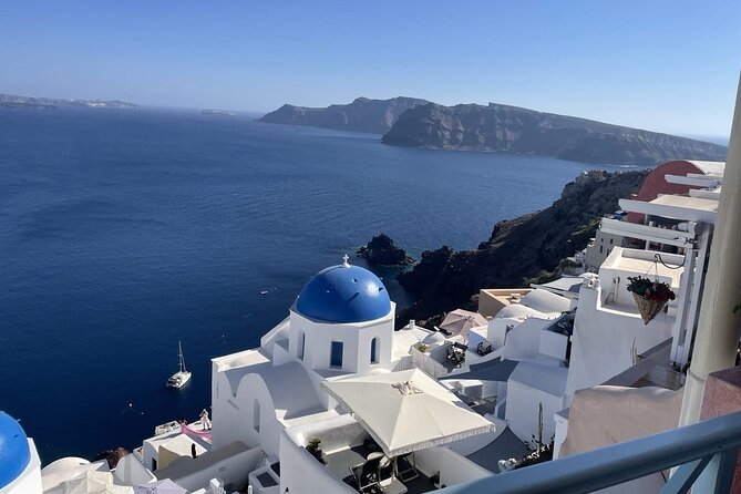LA TRANSFER Santorini Private Services–From Airport & Port - Price value: $72.25 per group, up to 4, and why splitting matters