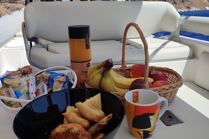 Morning or Afternoon 3hour Private boat Tour in Santorini - Pickup and meeting point: keep it simple around Ammoudi