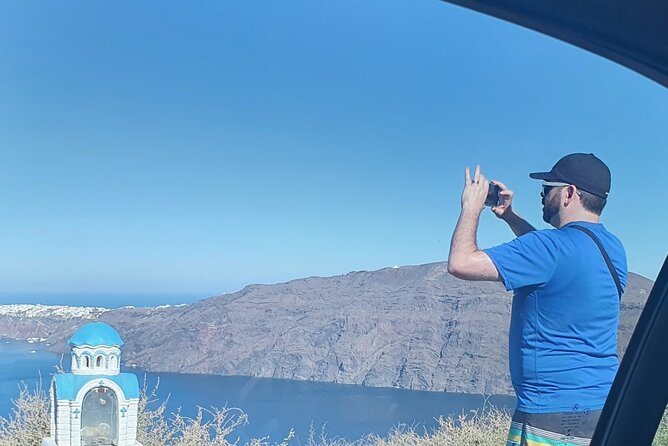 My Ultimate Full-Day Private Santorini Road Trip - Red Beach pictures, then the drive toward postcard Oia