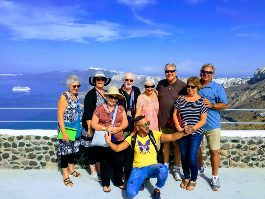 North Santorini: Private Tour with Oia Sunset by Natives - Firostefani and the Blue Dome Church stop for easy photos