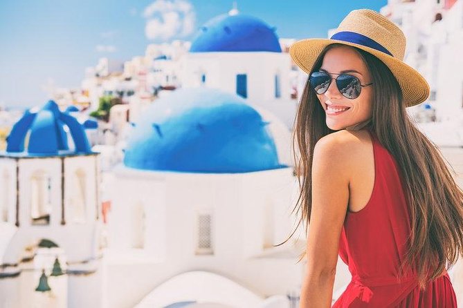 Oia Sunset and Traditional Villages Full Day Tour - Profitis Ilias viewpoint: 567 meters for quick panoramic payoff