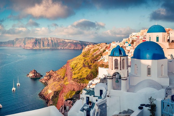 One Day Cruise to Santorini from Paros Island - Fira on the cliffs: Venetian Gyzi Palace and the Archaeological Museum