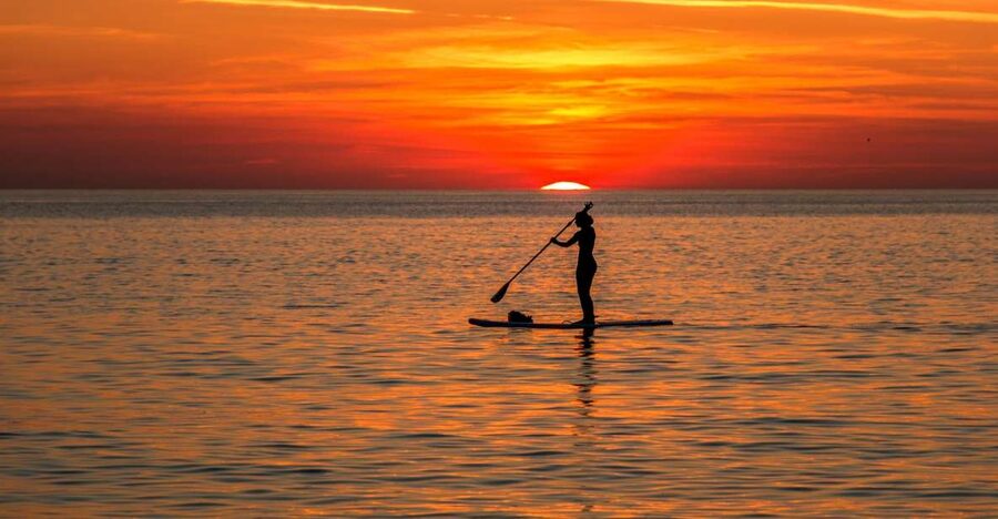 Paddle Board Rental: Glide on the Water with Ease - First Splash: What a 1-Hour SUP in Santorini Feels Like
