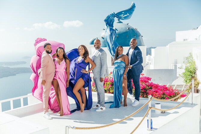 Photoshoot in Flying Dresses in Santorini - Key things that make this shoot worth your time