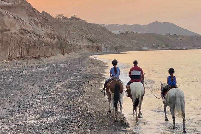 Premium Secluded Black Beach Horseback Riding Tour in Santorini - Your horse and your comfort: dust, footing, and the 230 lb limit