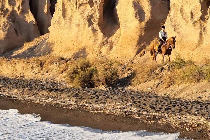 Premium Secluded Black Beach Horseback Riding Tour in Santorini - The 3:30 pm timing: why late afternoon works