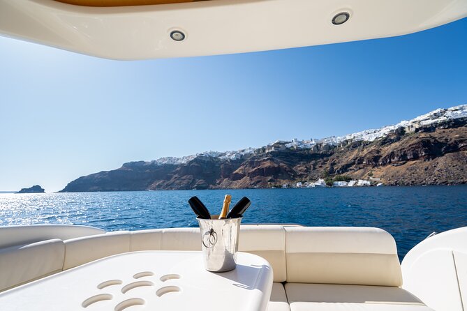 Private all included yacht Tour in Santorini - Oia and Ammoudi Bay: Finish the Day With Sea Views