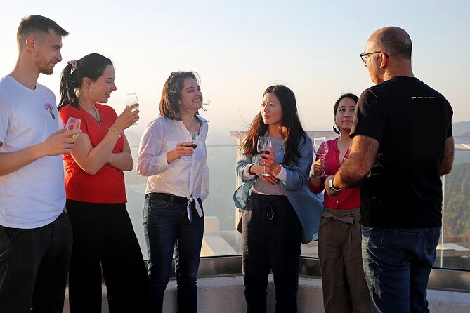 Private Captivating Santorini Highlights Tour inc. tastings - Pyrgos castle lanes: mezedes, microbrewery beer, and a medieval view