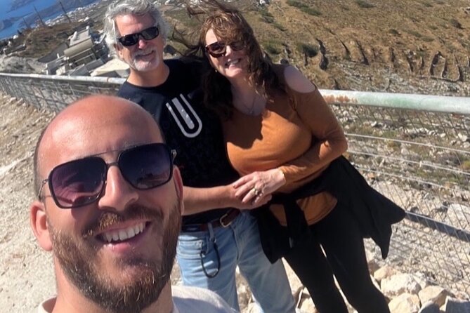 Private Custom Santorini Tour – Hidden Gems & Iconic Views - Red Beach and the volcano color show