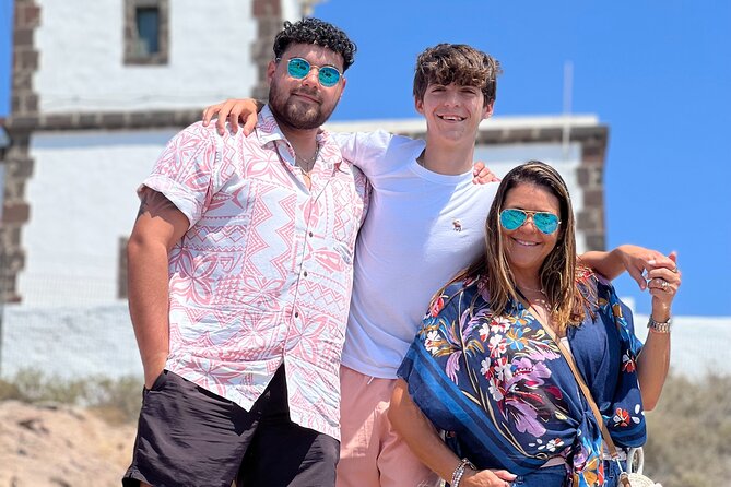 Private Customized Santorini Land Tour with a Local Driver - Perissa Black Sand Beach: Swim Time Without a Ticket