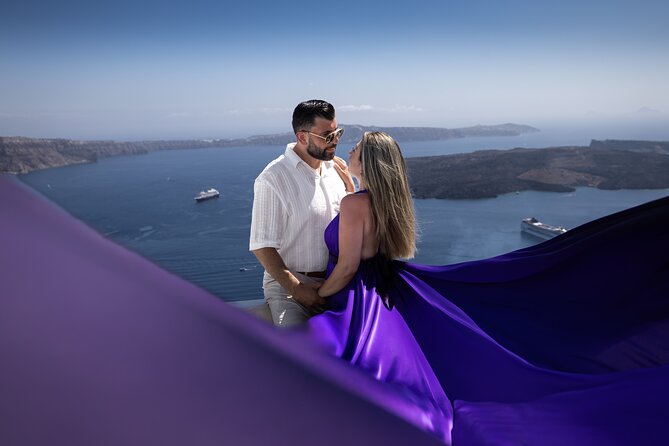 Private Flying Dress Photoshoot in Santorini – Blue Domes View - Weather, Walking, and Comfort: The Stuff That Changes Your Experience