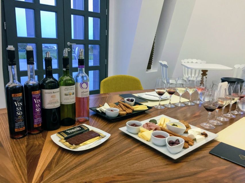 Private Group Visit to Akrotiri & 3 Wineries with Tastings - The tasting tutorial: 12 mini-glasses, real comparisons