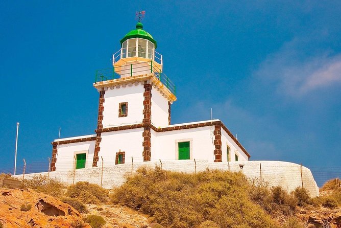 Private Guided Full Day Tour of Santorini - Santo Wines wine tasting: included drinks, plus local food