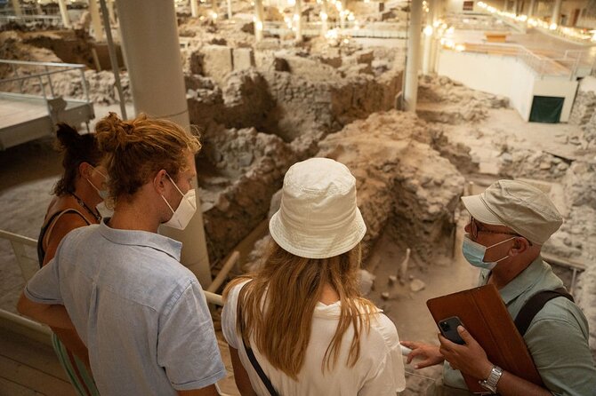 Private Guided Tour of Akrotiri Excavations in Santorini - What Kostas brings to the entrance gate experience