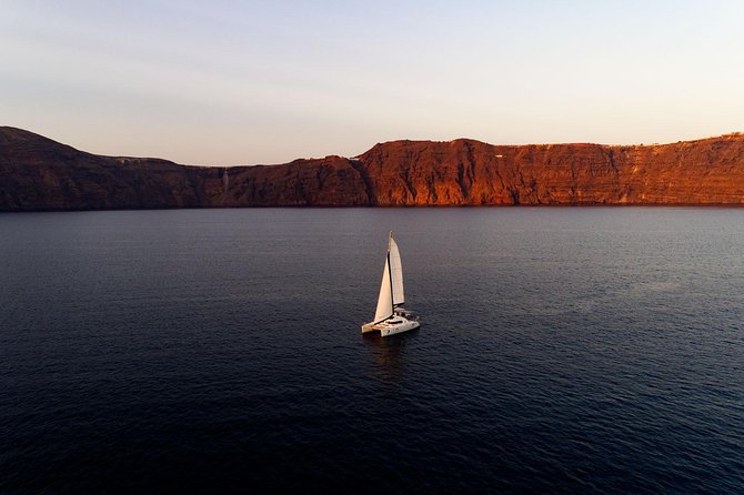 Private Luxury Caldera Cruise with a rich BBQ meal and Open Bar! - Santorini Volcano and hot springs: the core sailing moment