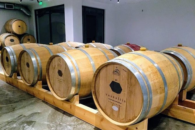 Private Santorini History and Wine Tasting 5-Hour Tour - Basket vines and three wineries: how the tastings are structured