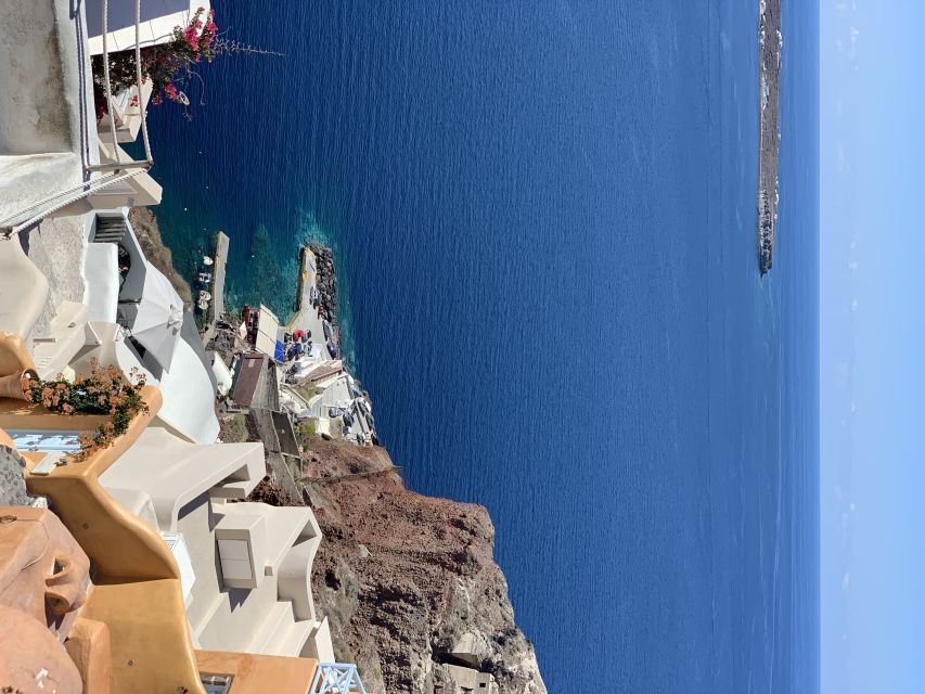 Private Tour of the Famous Blue Domes and Caldera - Imerovígli: the caldera balcony vibe with Skaros Rock in view